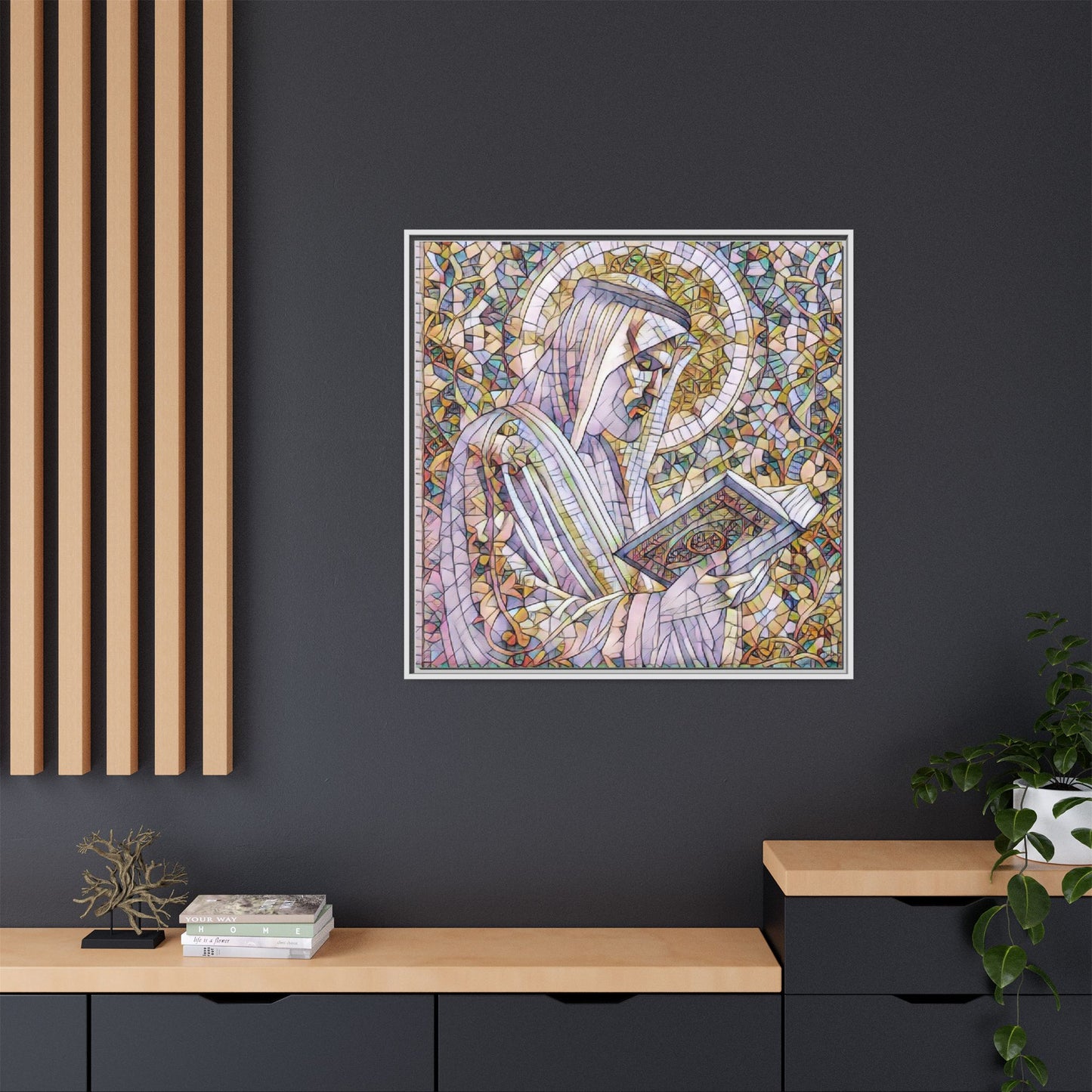 Matte Canvas, Framed (Multi-color)