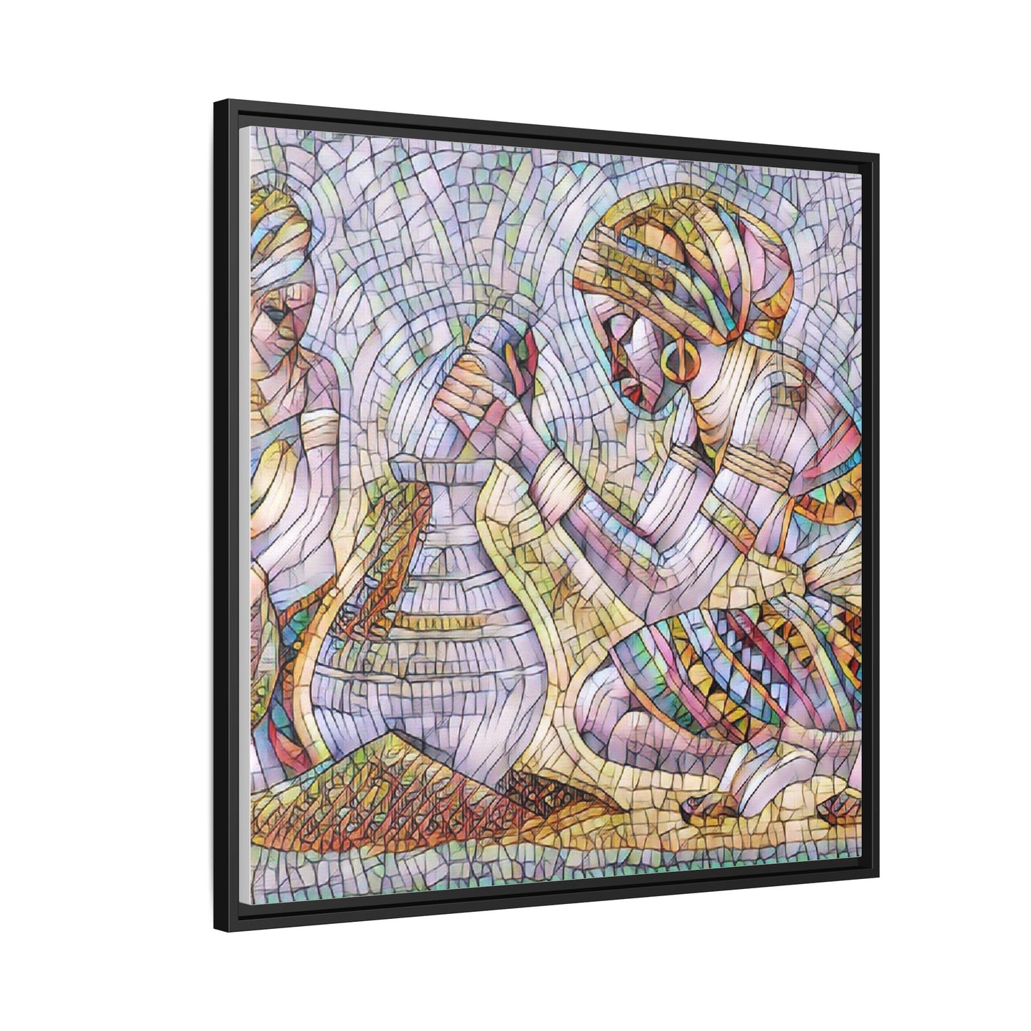 Matte Canvas, Framed (Multi-color)