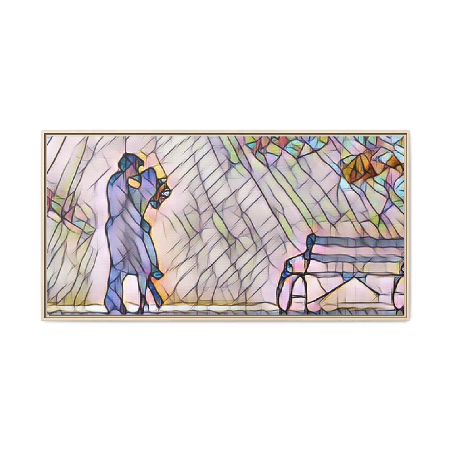 Matte Canvas, Framed (Multi-color)