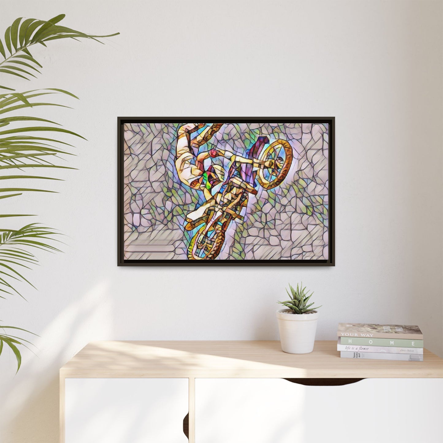Matte Canvas, Framed (Multi-color)