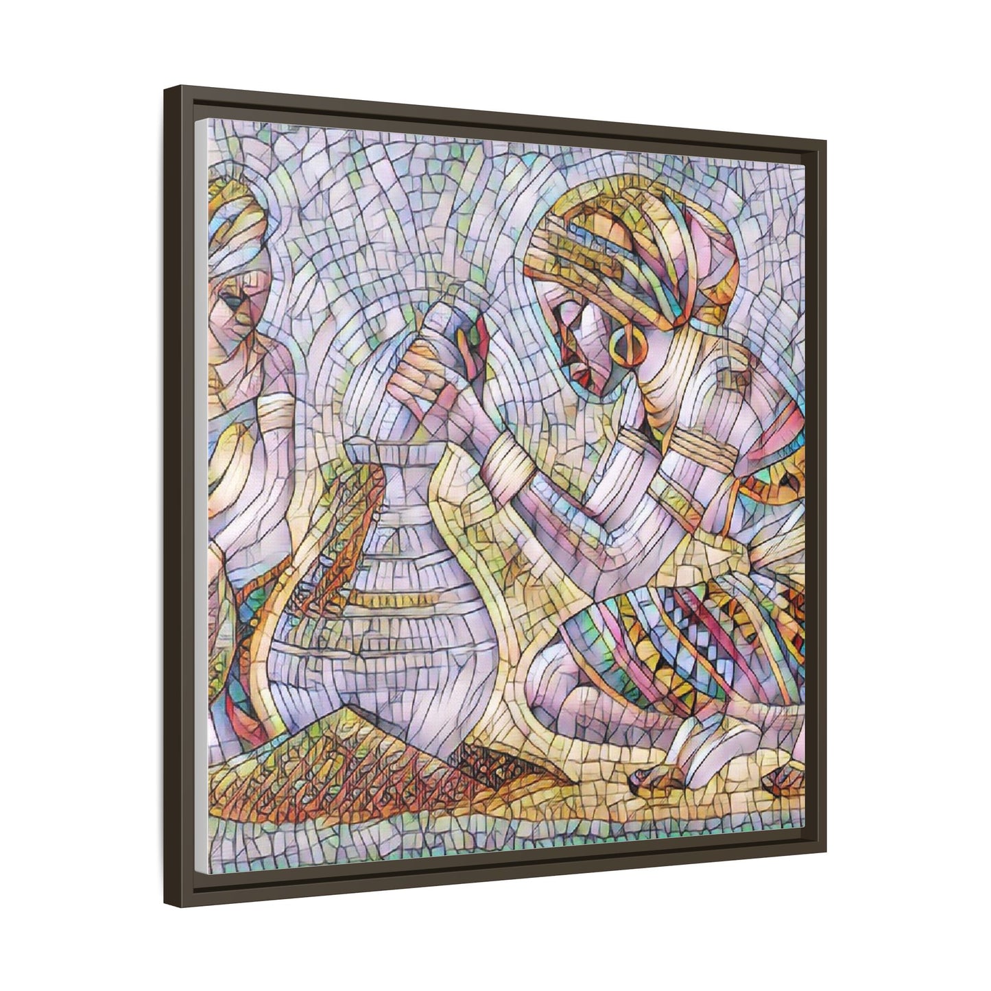 Matte Canvas, Framed (Multi-color)