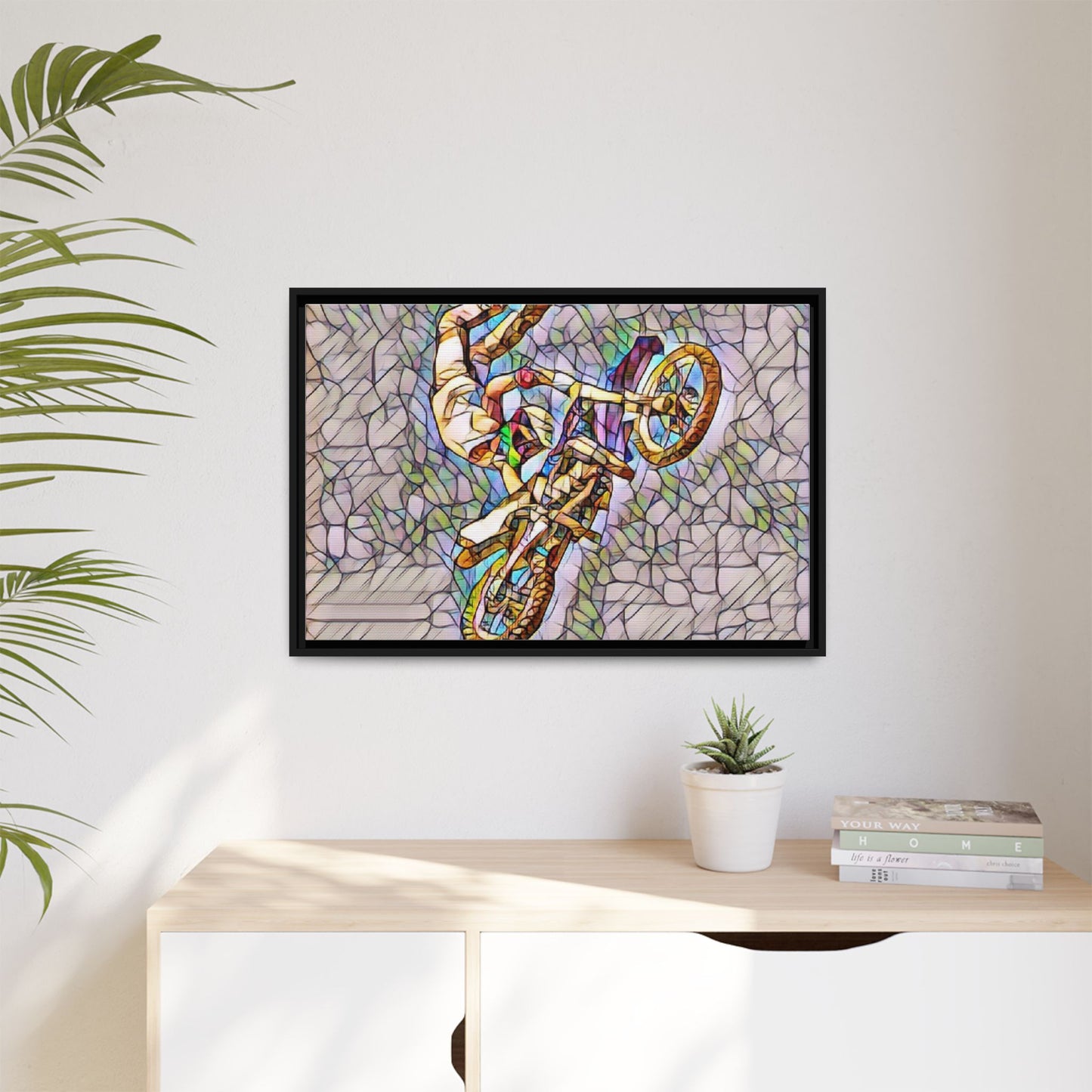 Matte Canvas, Framed (Multi-color)