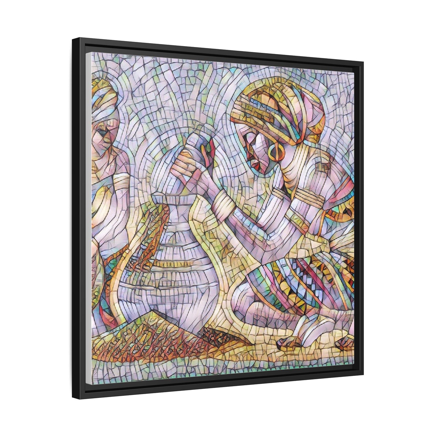 Matte Canvas, Framed (Multi-color)