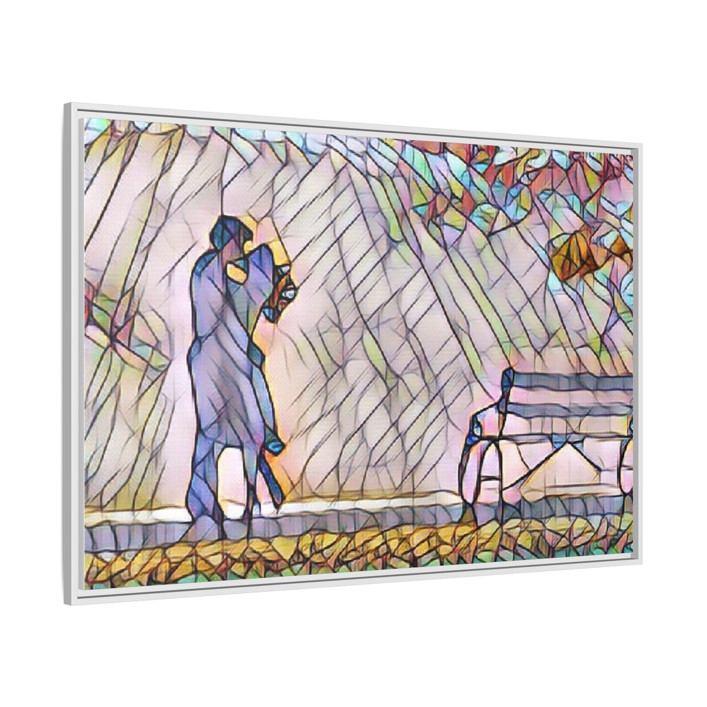 Matte Canvas, Framed (Multi-color)