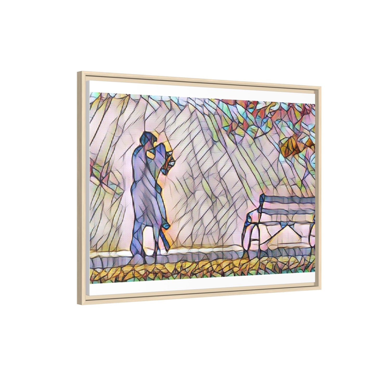 Matte Canvas, Framed (Multi-color)