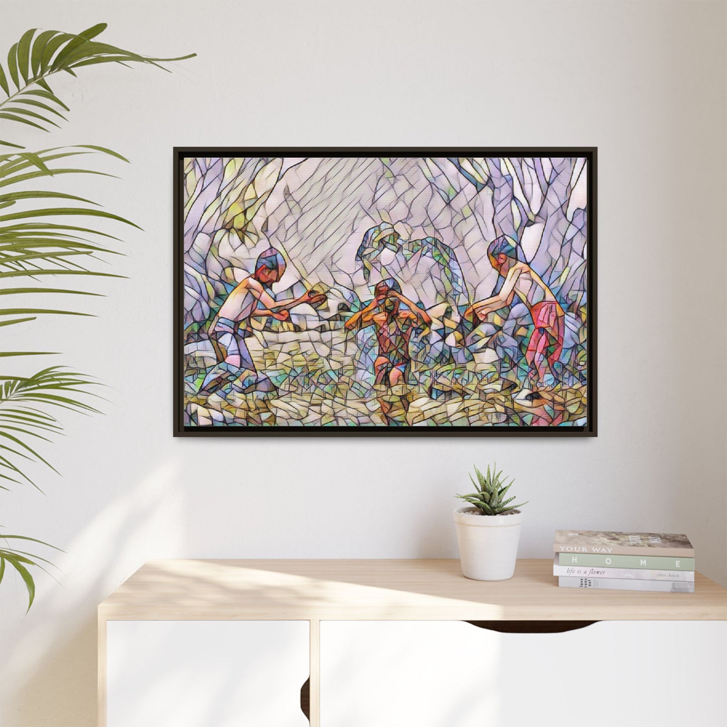 Matte Canvas, Framed (Multi-color)