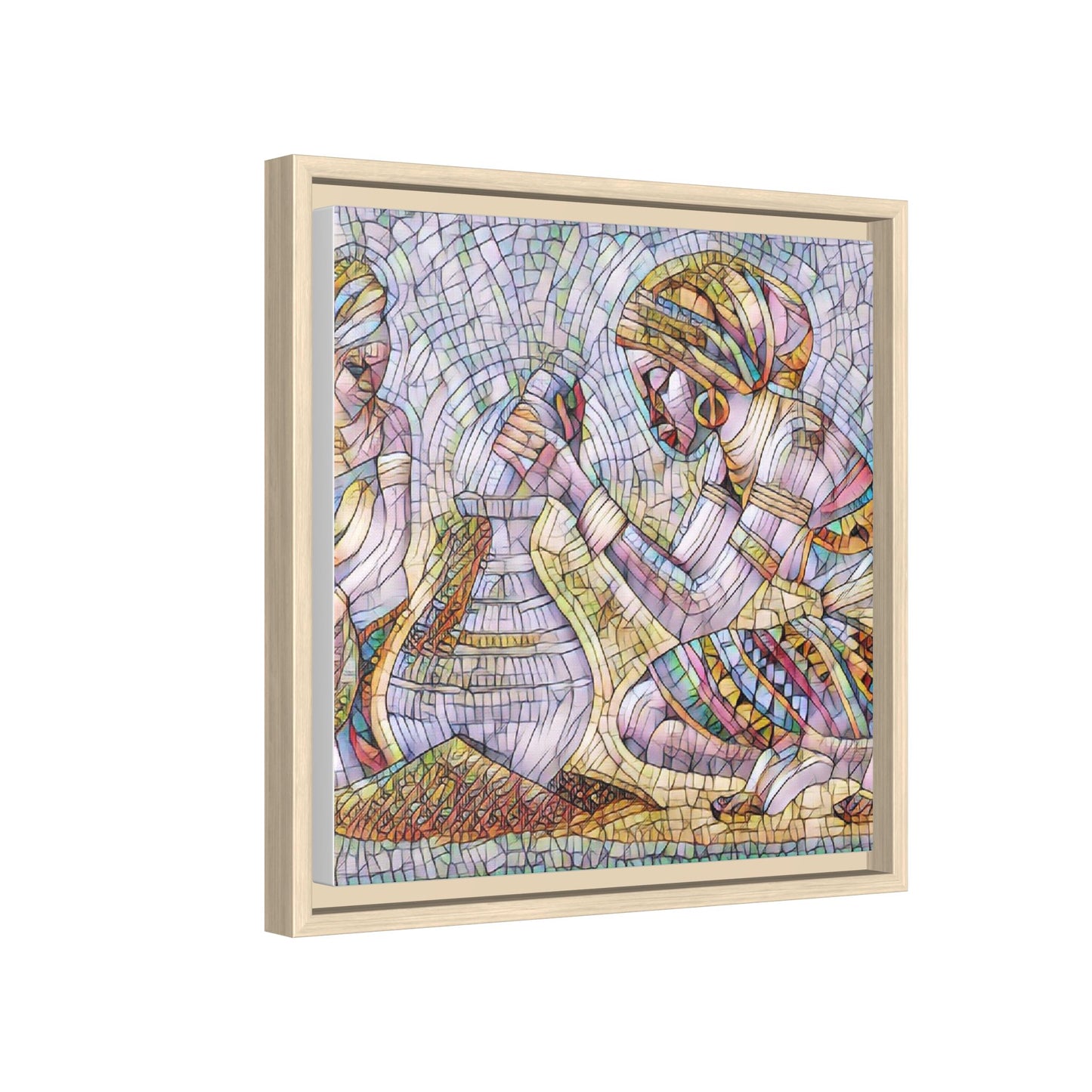 Matte Canvas, Framed (Multi-color)