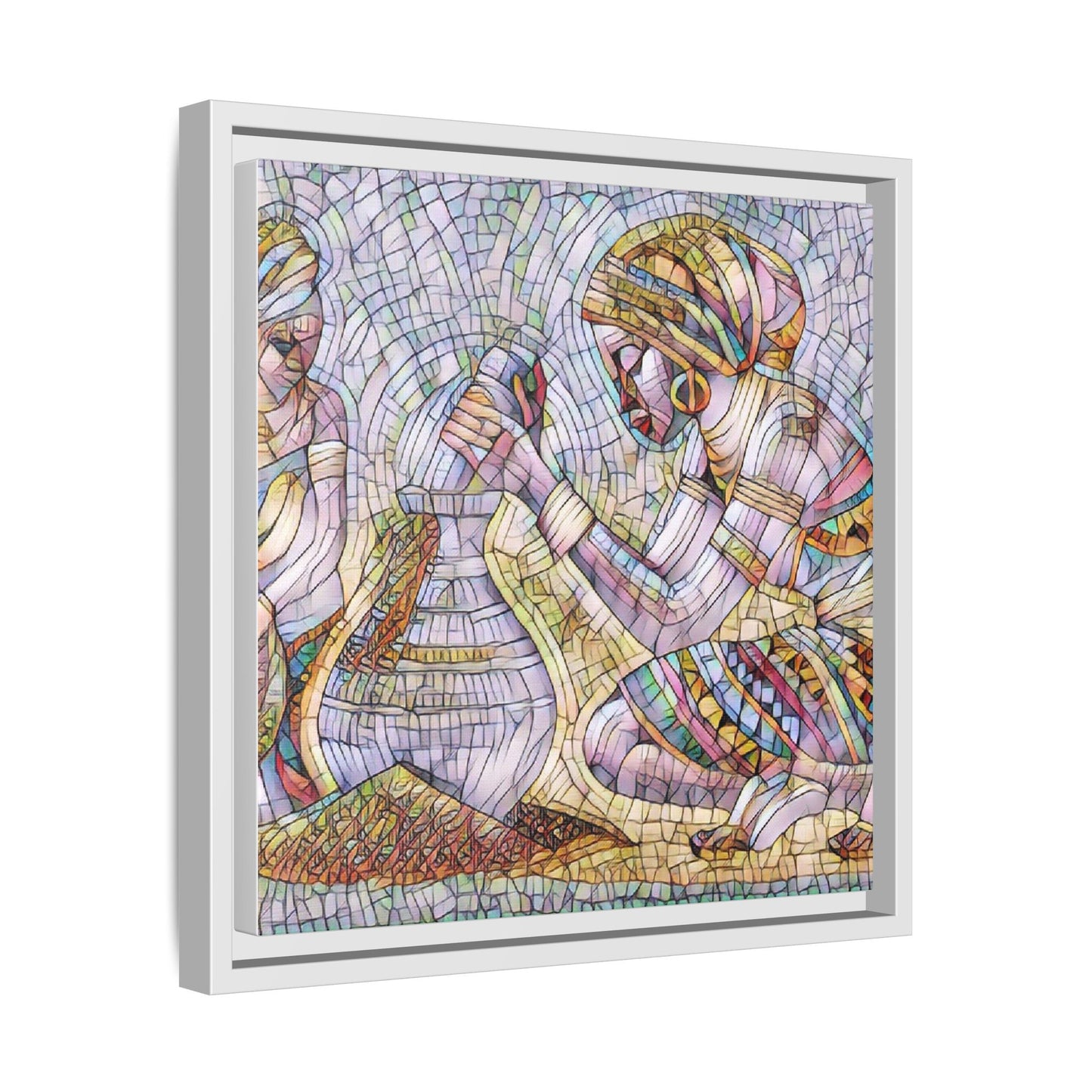 Matte Canvas, Framed (Multi-color)