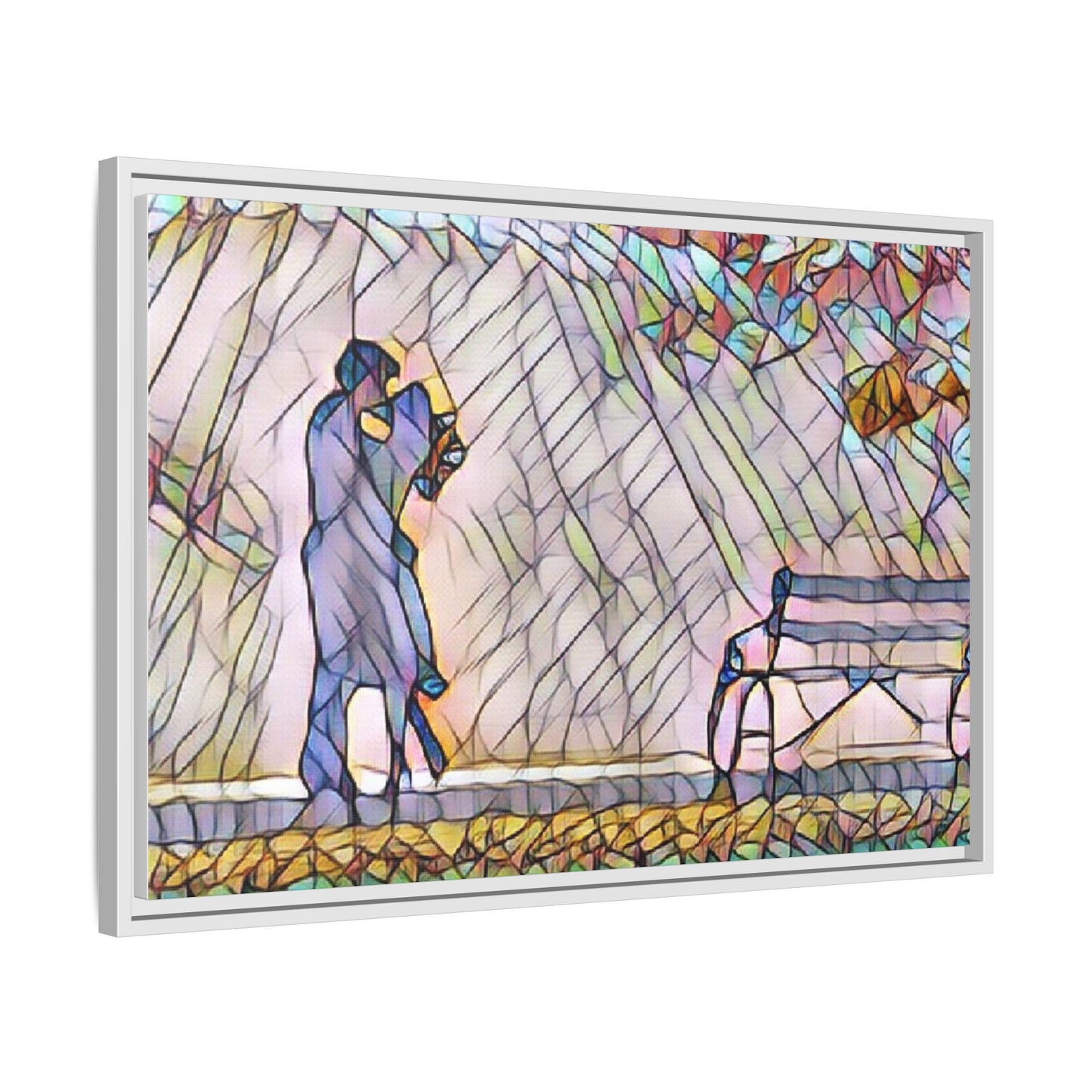 Matte Canvas, Framed (Multi-color)
