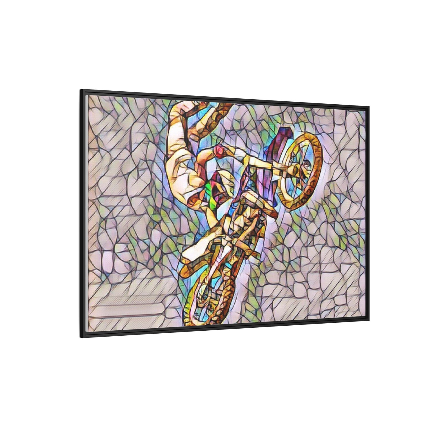 Matte Canvas, Framed (Multi-color)