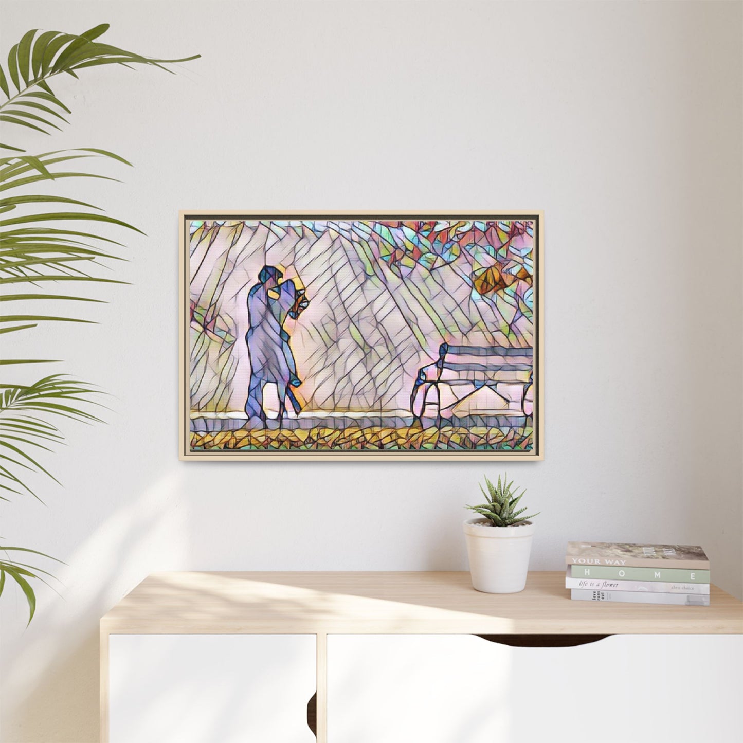 Matte Canvas, Framed (Multi-color)