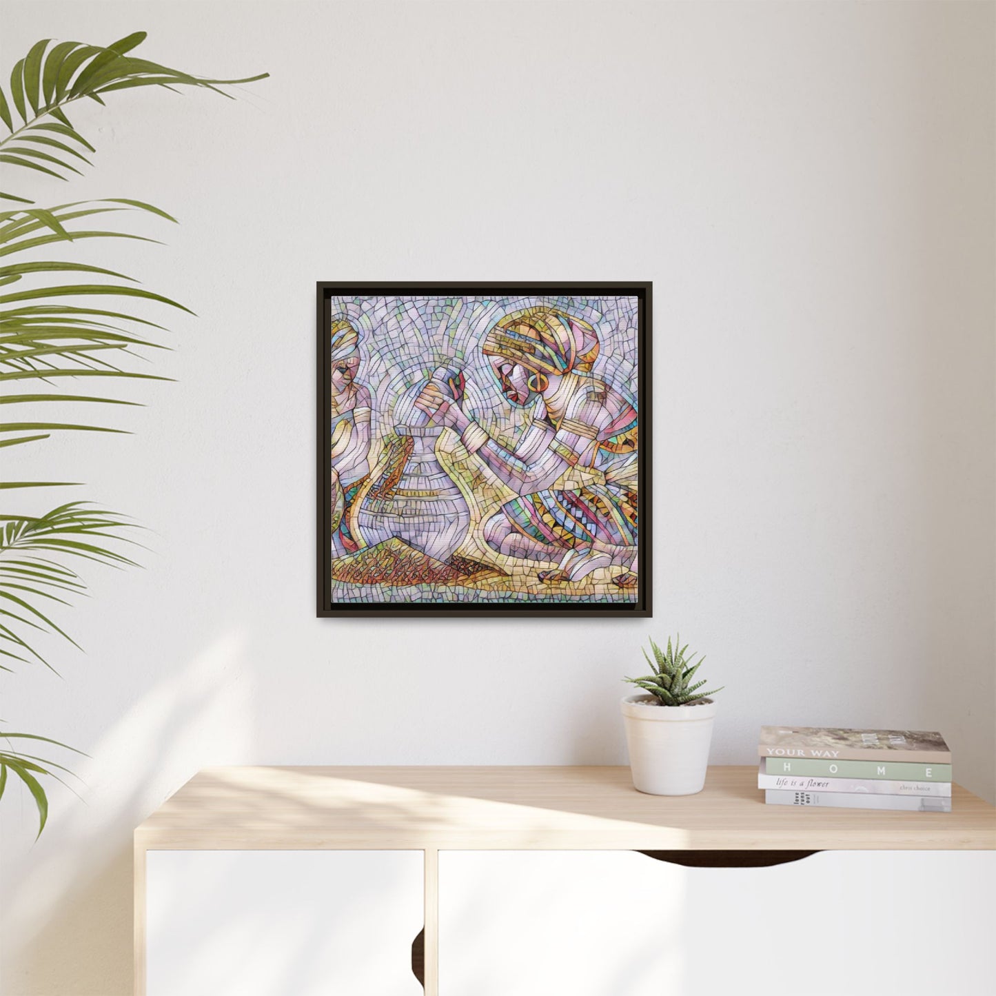 Matte Canvas, Framed (Multi-color)