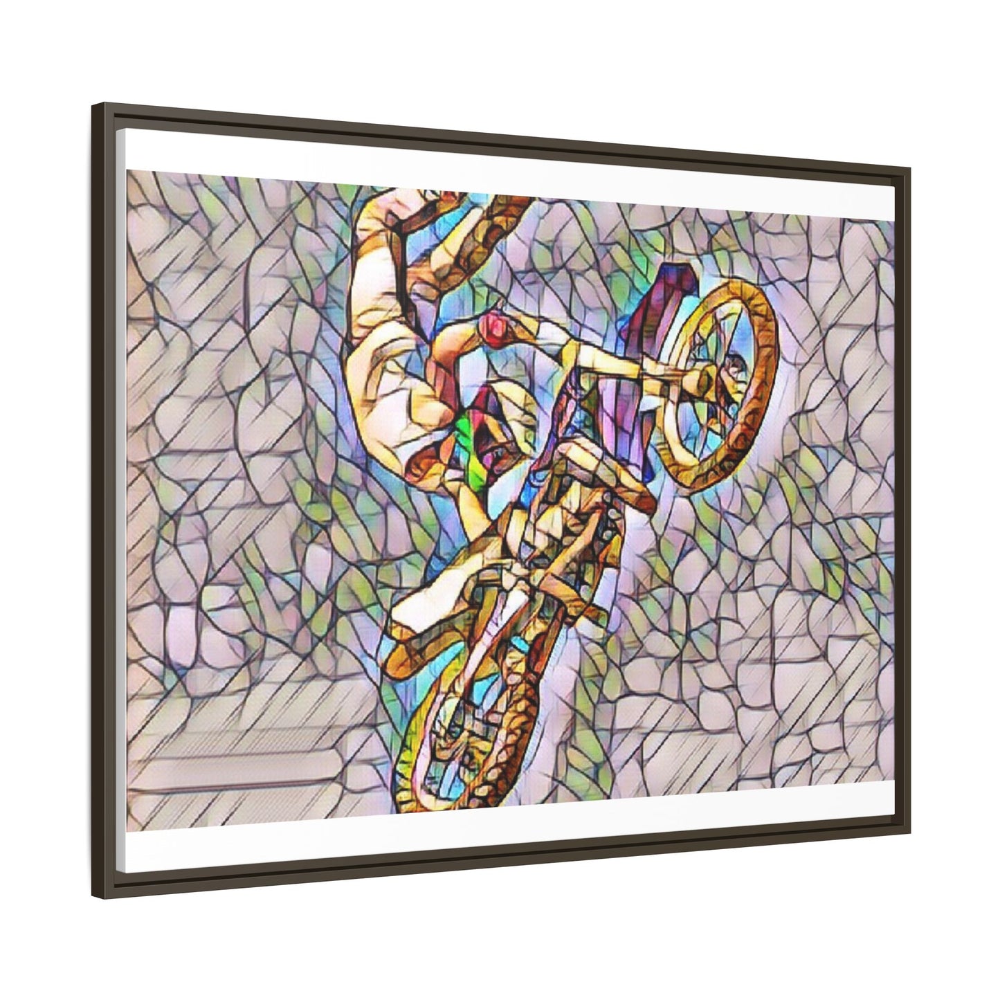 Matte Canvas, Framed (Multi-color)