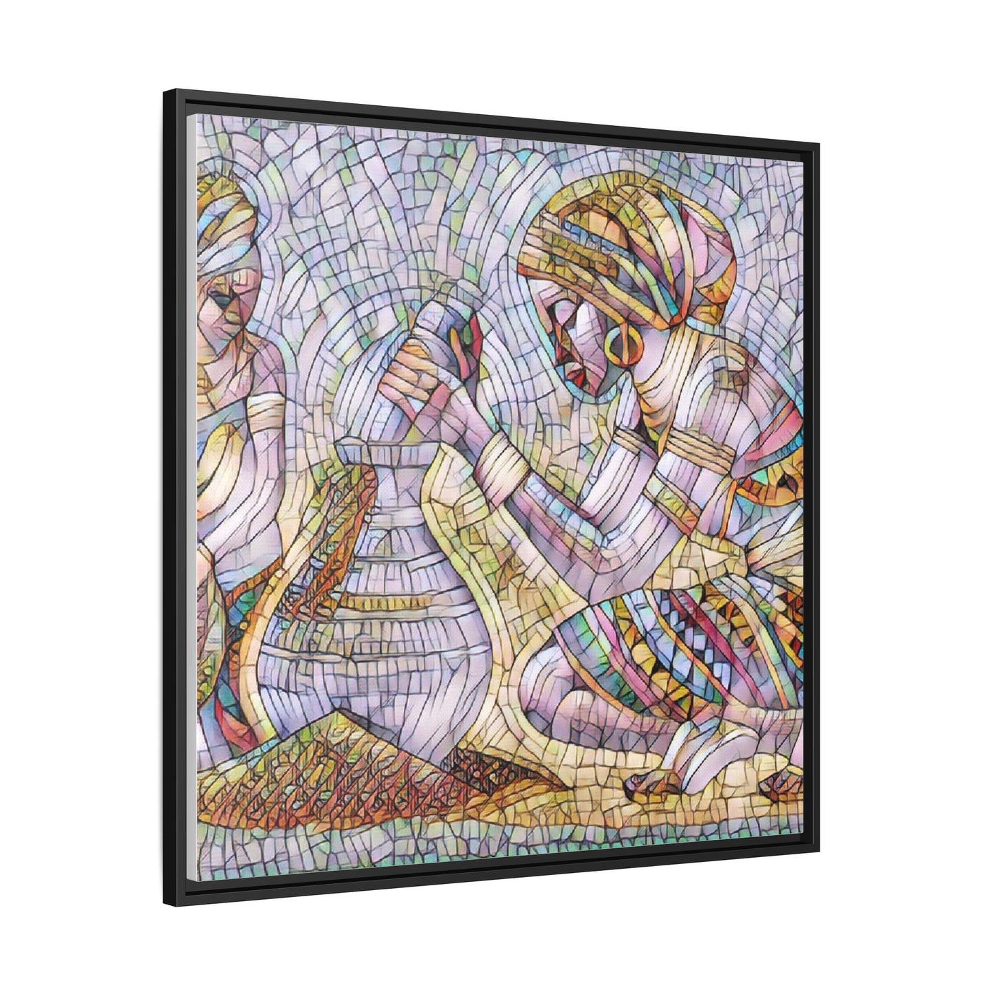 Matte Canvas, Framed (Multi-color)