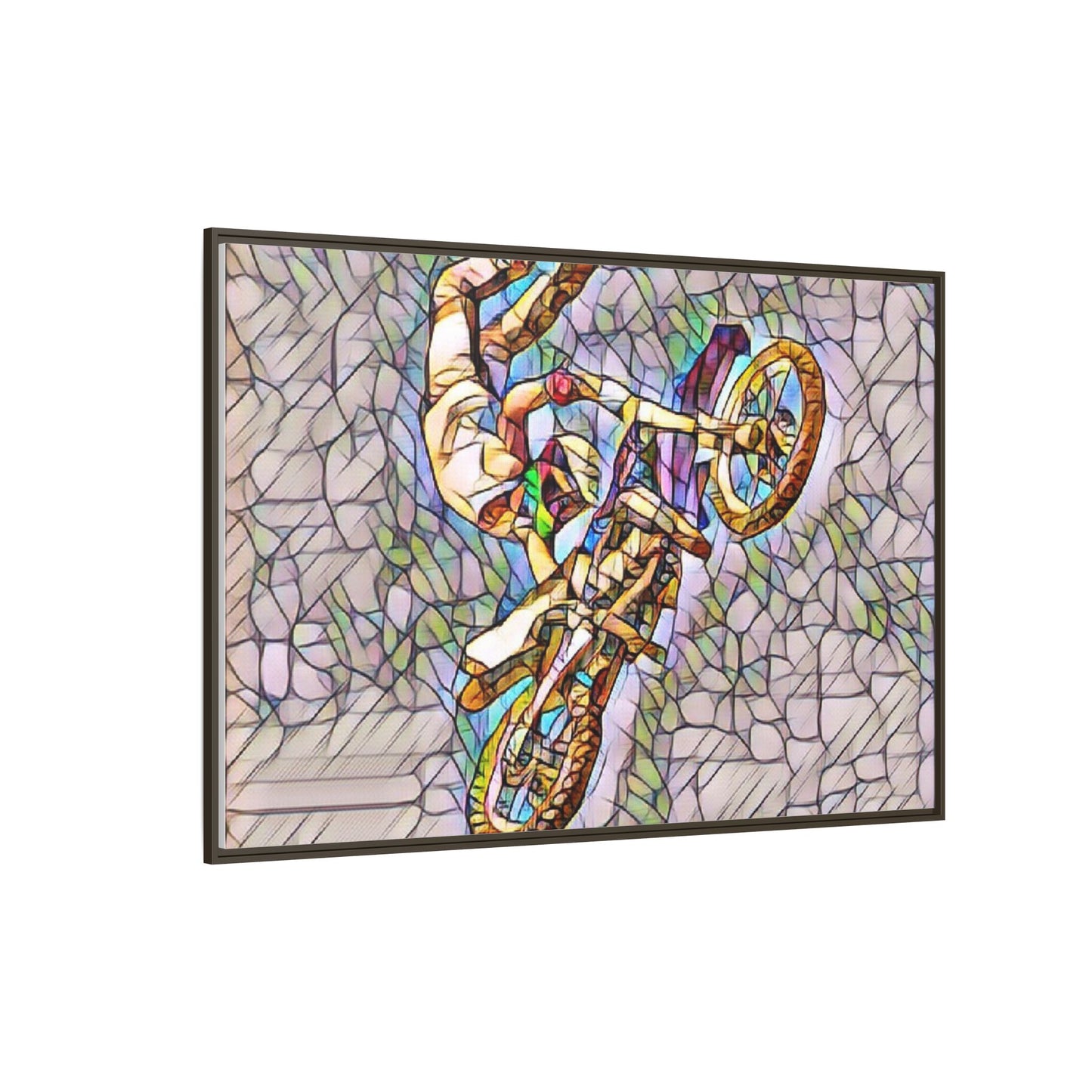 Matte Canvas, Framed (Multi-color)