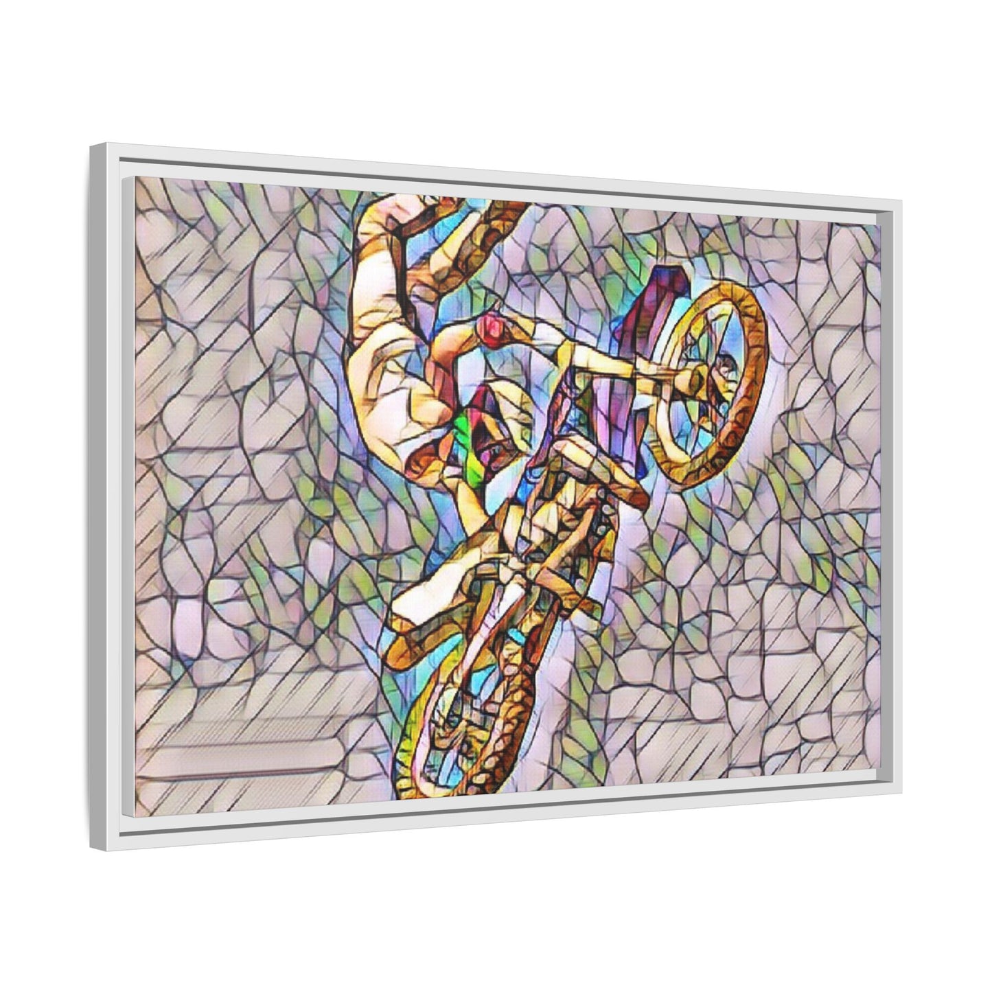 Matte Canvas, Framed (Multi-color)