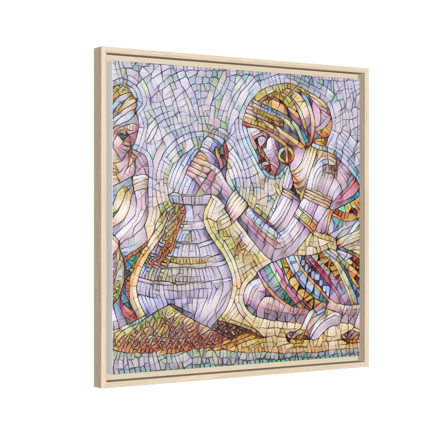 Matte Canvas, Framed (Multi-color)