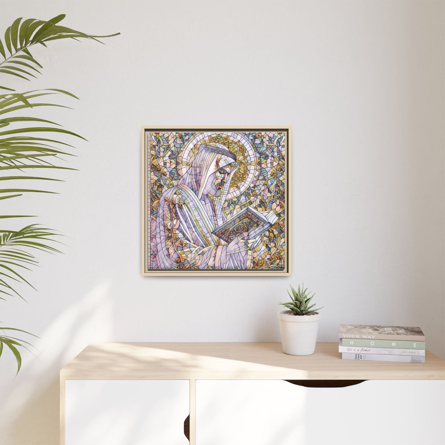 Matte Canvas, Framed (Multi-color)