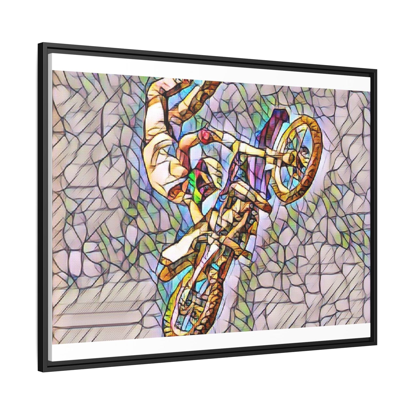 Matte Canvas, Framed (Multi-color)