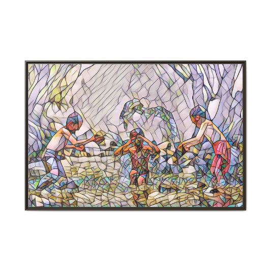 Matte Canvas, Framed (Multi-color)