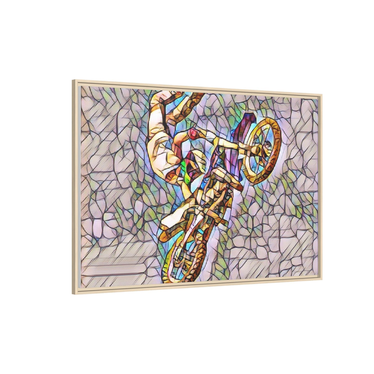 Matte Canvas, Framed (Multi-color)