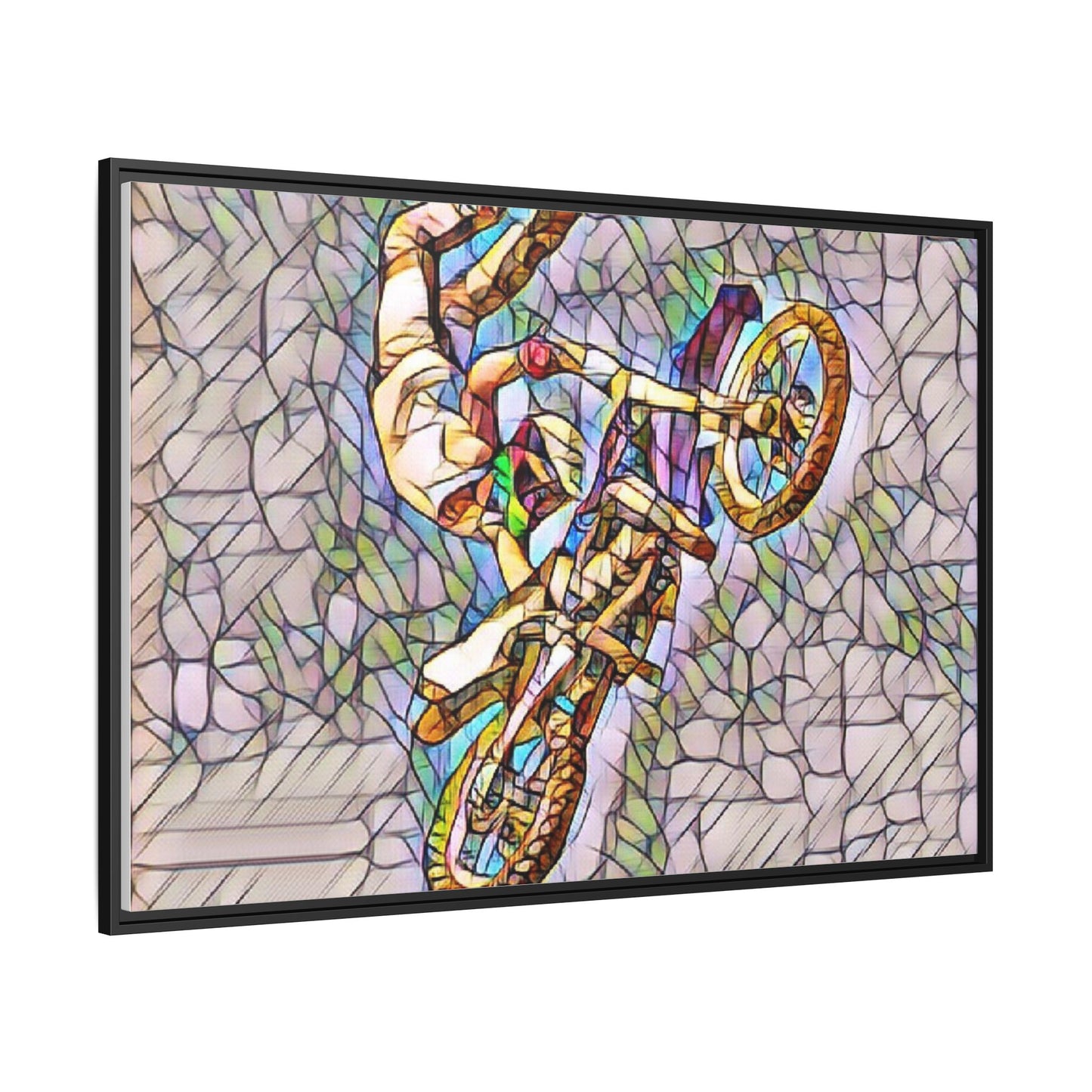 Matte Canvas, Framed (Multi-color)