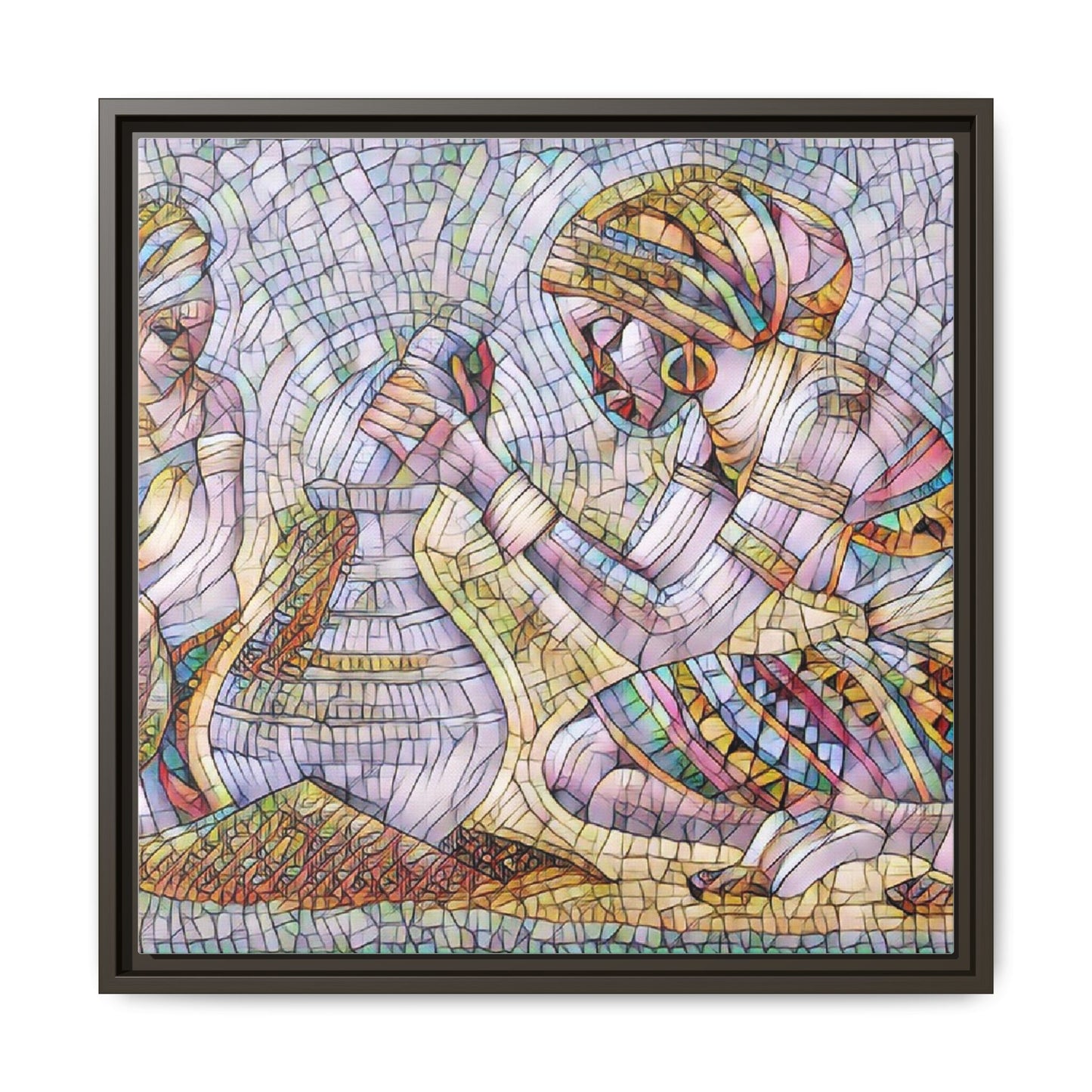 Matte Canvas, Framed (Multi-color)