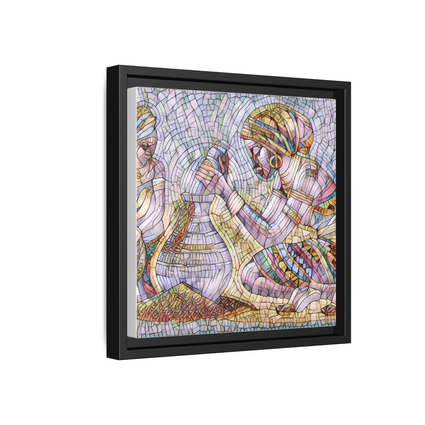 Matte Canvas, Framed (Multi-color)