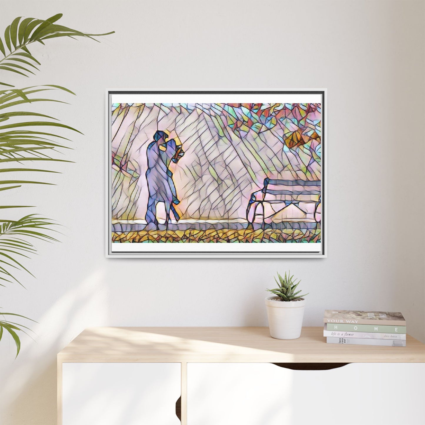 Matte Canvas, Framed (Multi-color)