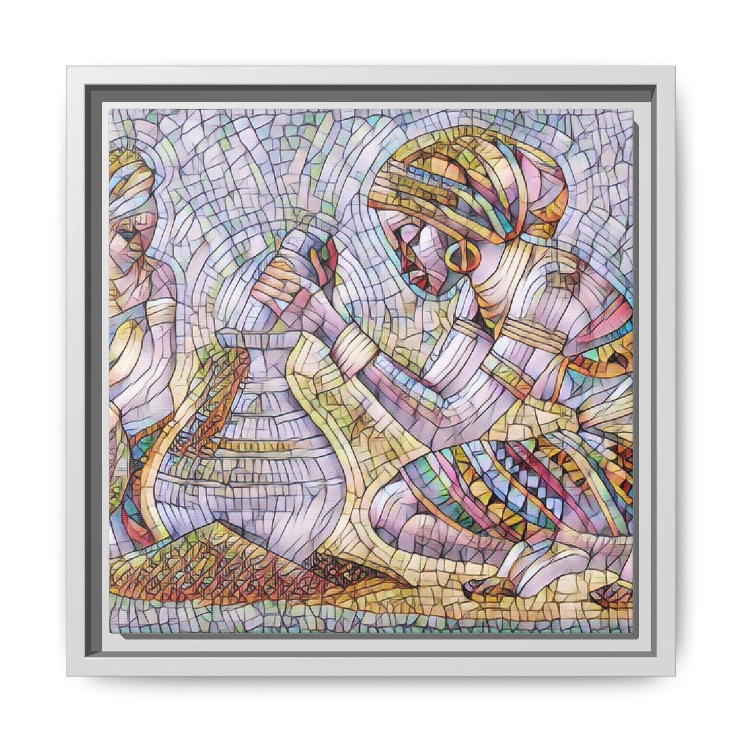 Matte Canvas, Framed (Multi-color)