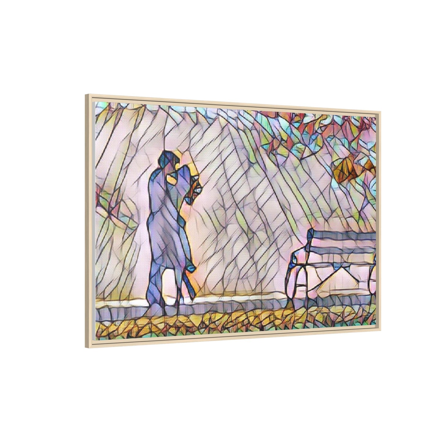 Matte Canvas, Framed (Multi-color)
