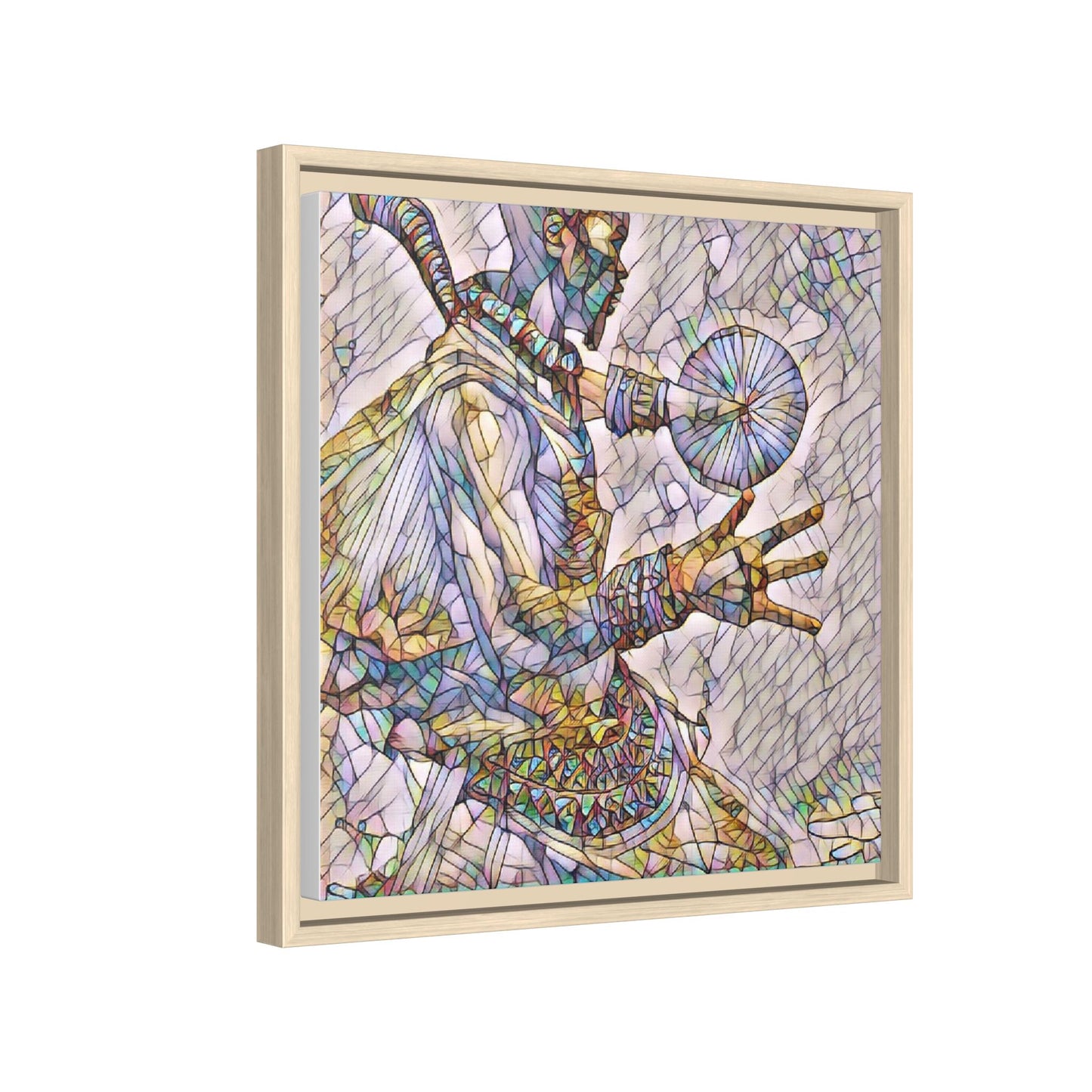 Tribal Shaman Art Print — Framed Matte Canvas Wall Art