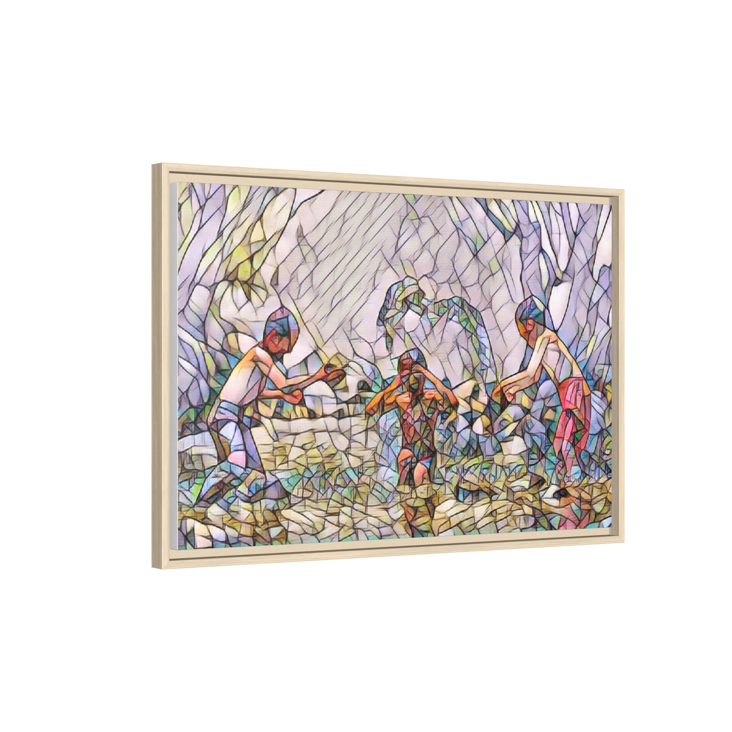 Matte Canvas, Framed (Multi-color)