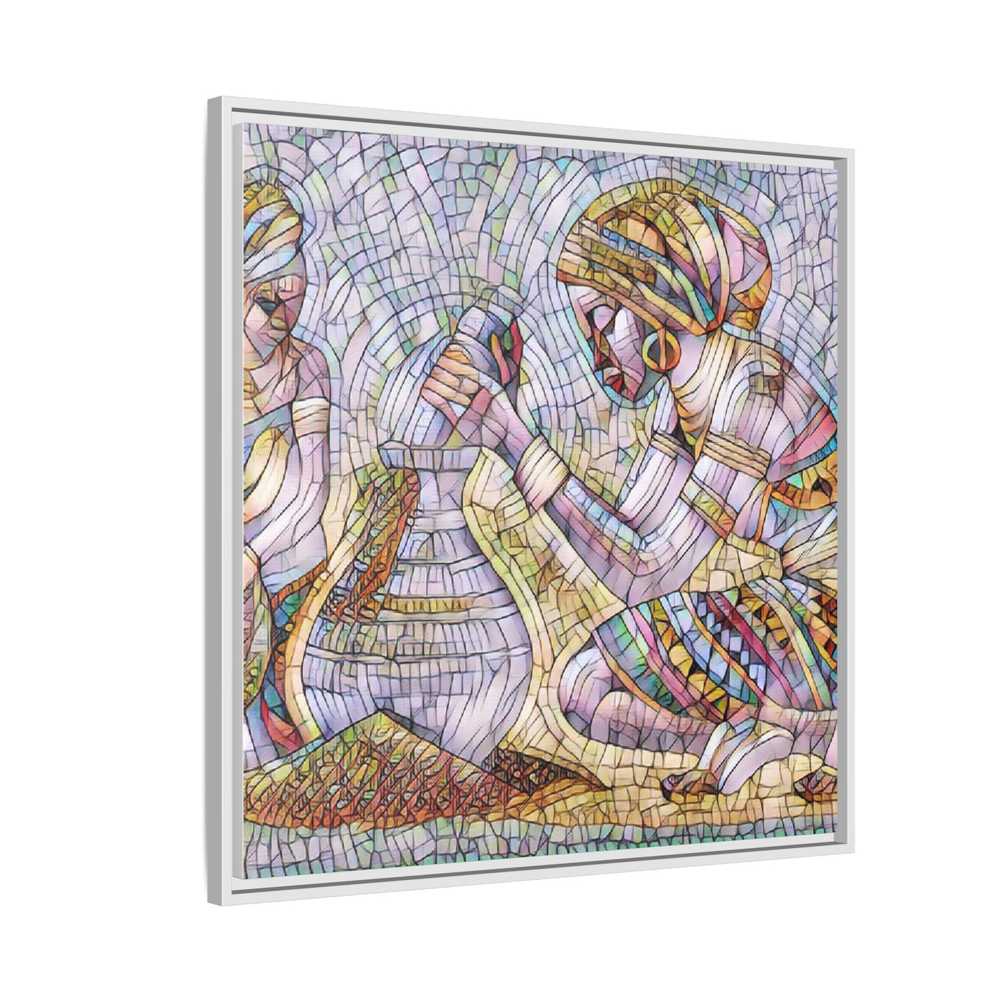 Matte Canvas, Framed (Multi-color)