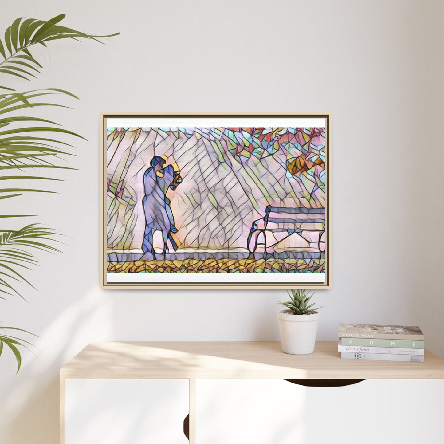 Matte Canvas, Framed (Multi-color)