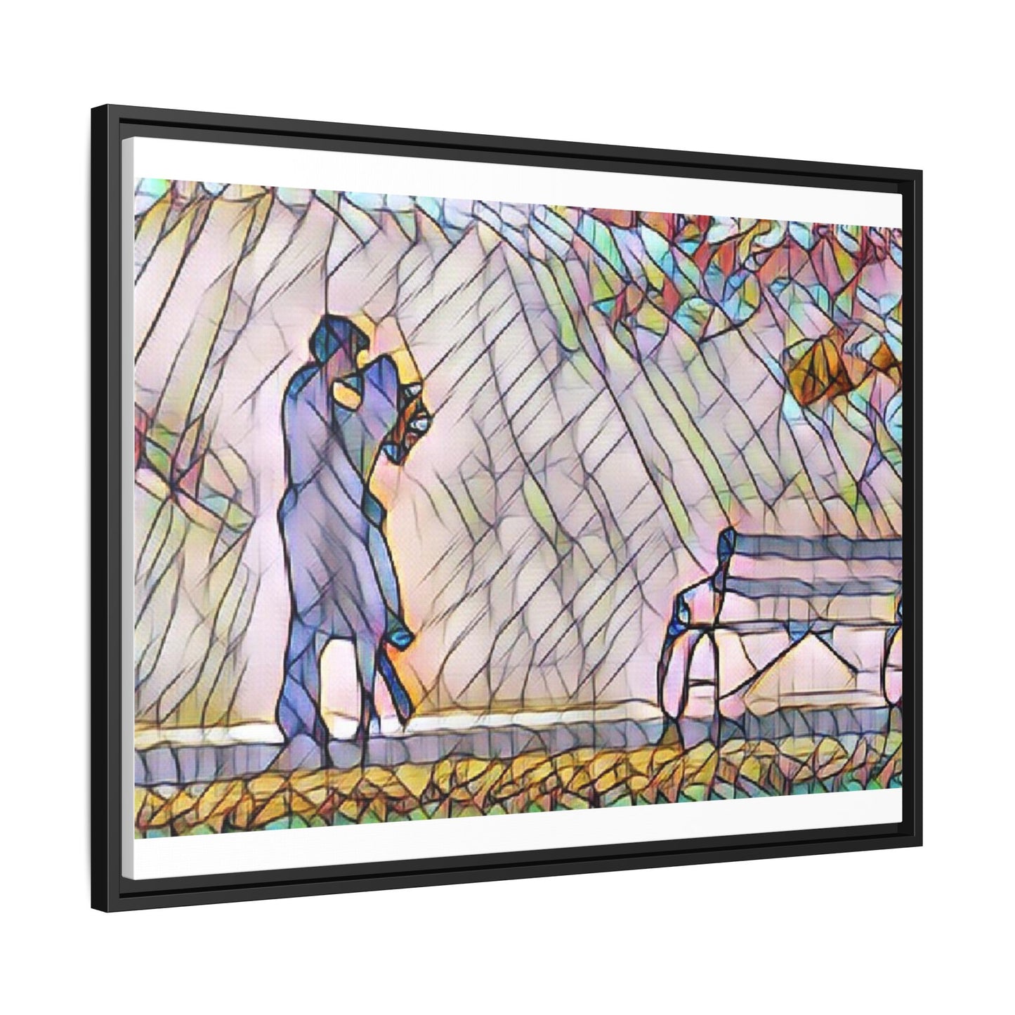 Matte Canvas, Framed (Multi-color)