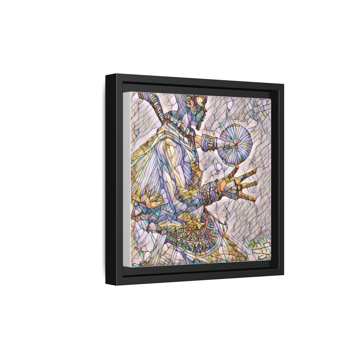 Tribal Shaman Art Print — Framed Matte Canvas Wall Art