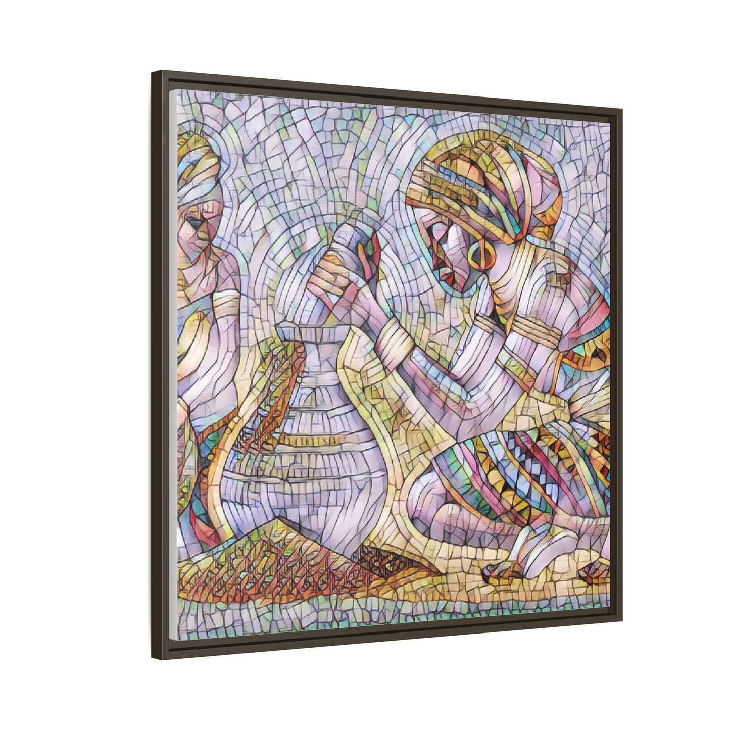 Matte Canvas, Framed (Multi-color)