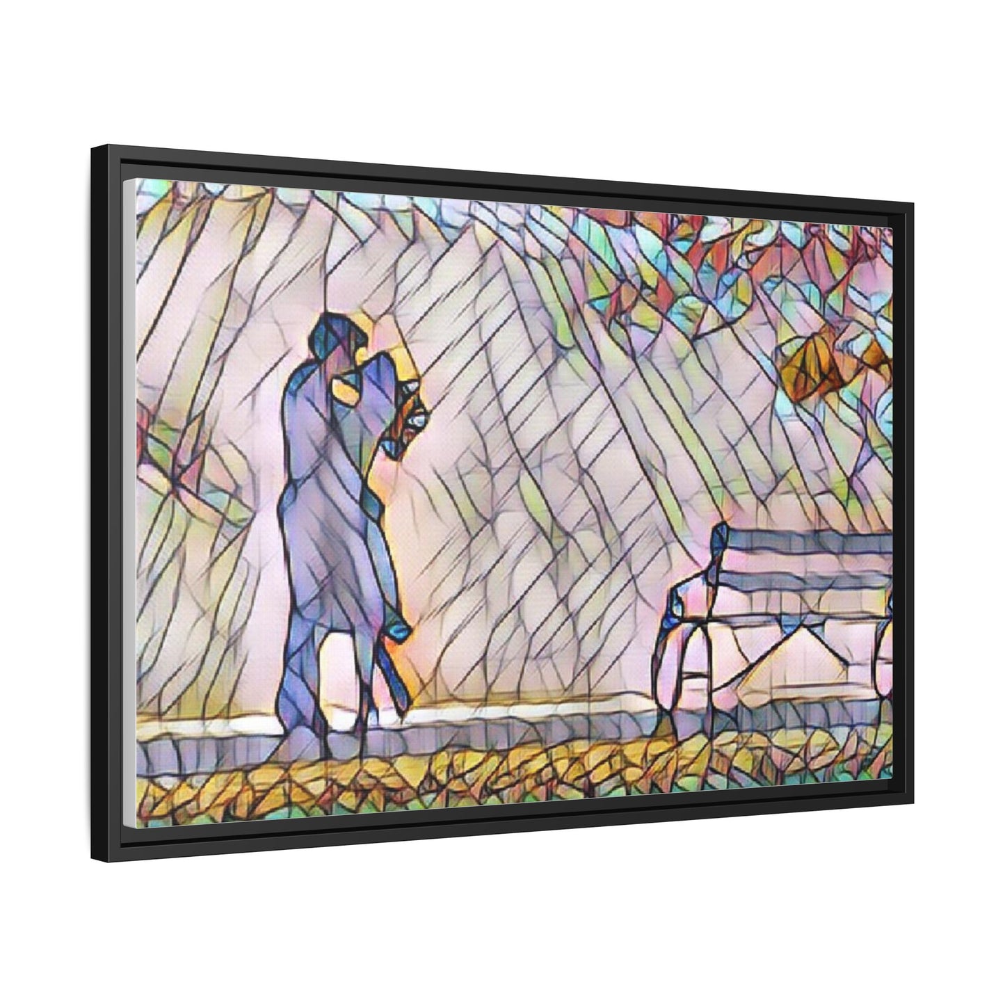 Matte Canvas, Framed (Multi-color)