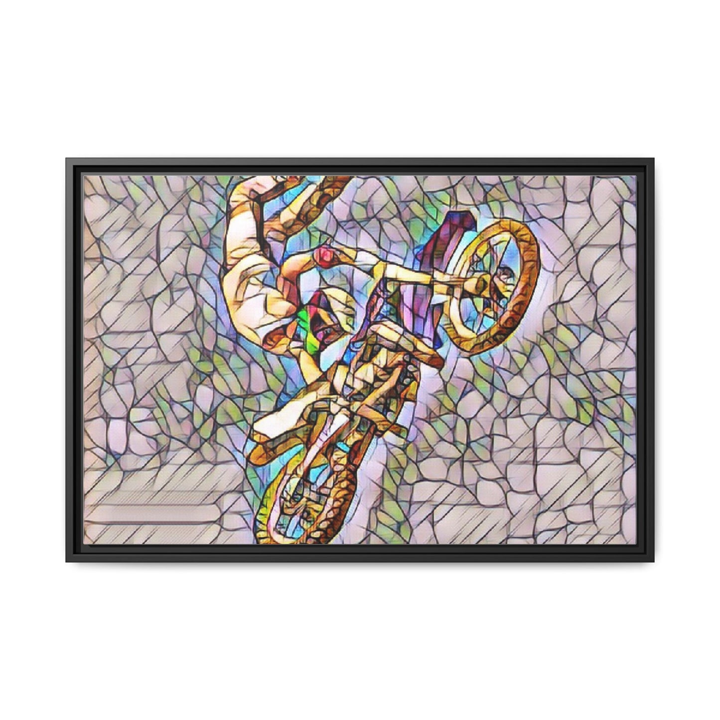 Matte Canvas, Framed (Multi-color)
