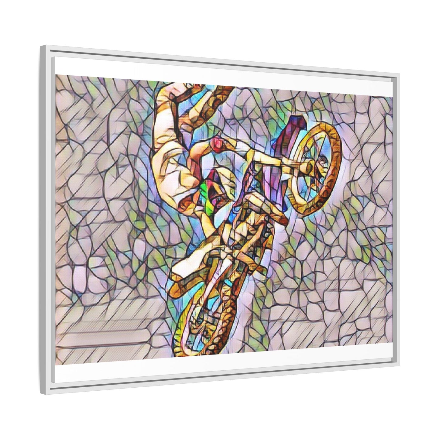 Matte Canvas, Framed (Multi-color)