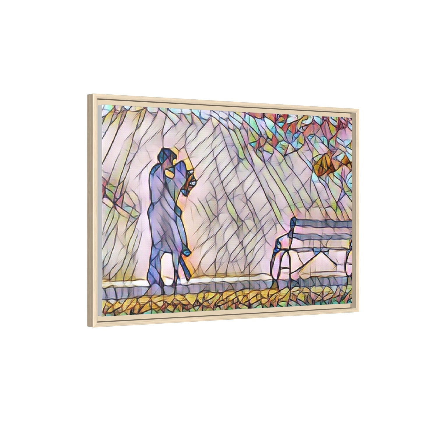 Matte Canvas, Framed (Multi-color)