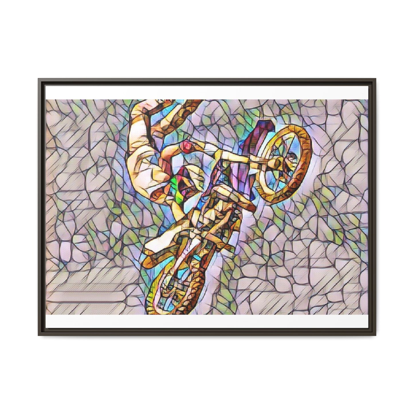 Matte Canvas, Framed (Multi-color)