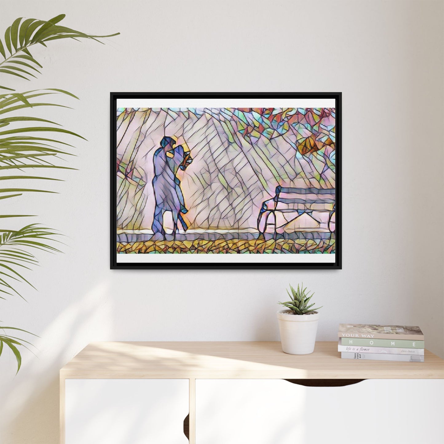 Matte Canvas, Framed (Multi-color)