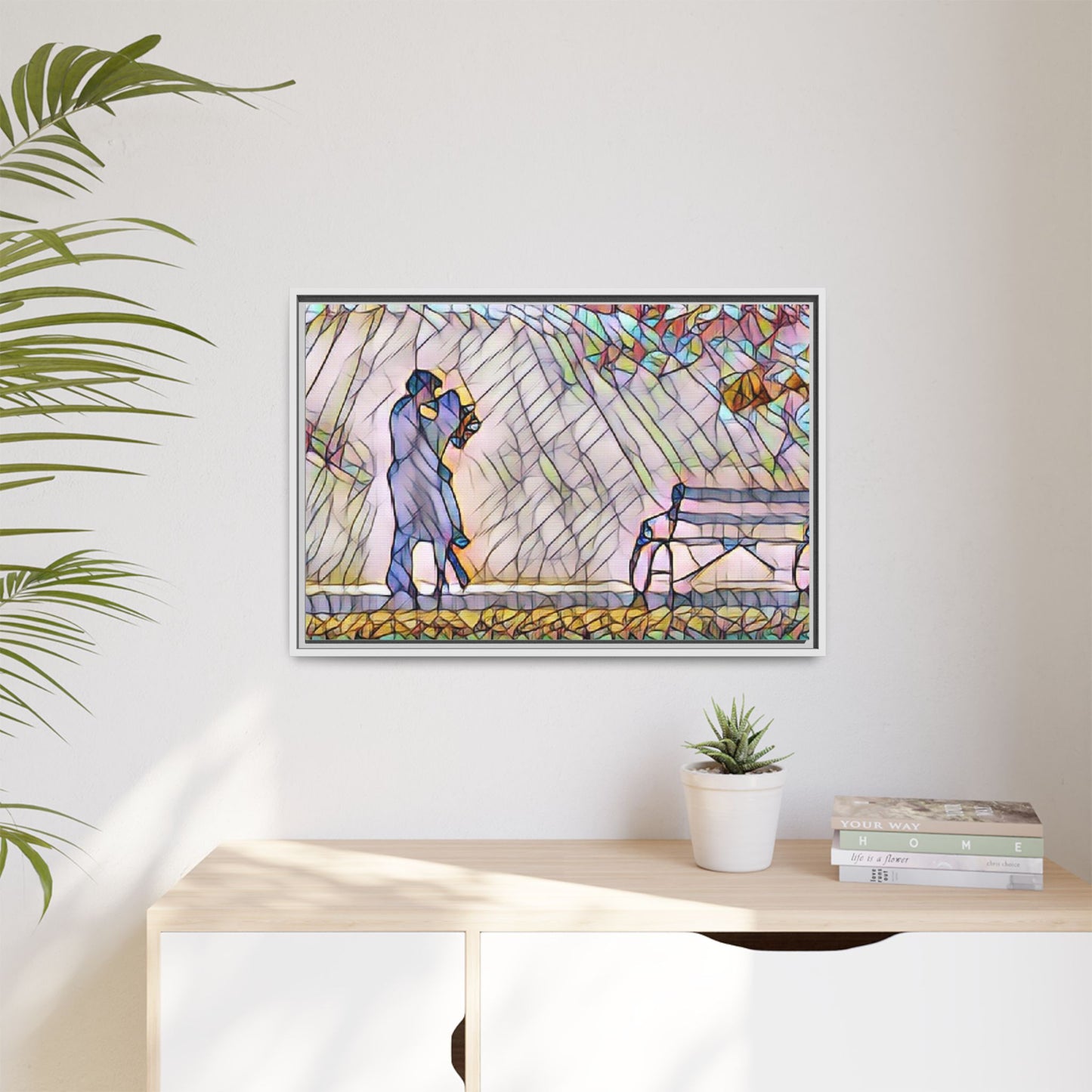 Matte Canvas, Framed (Multi-color)