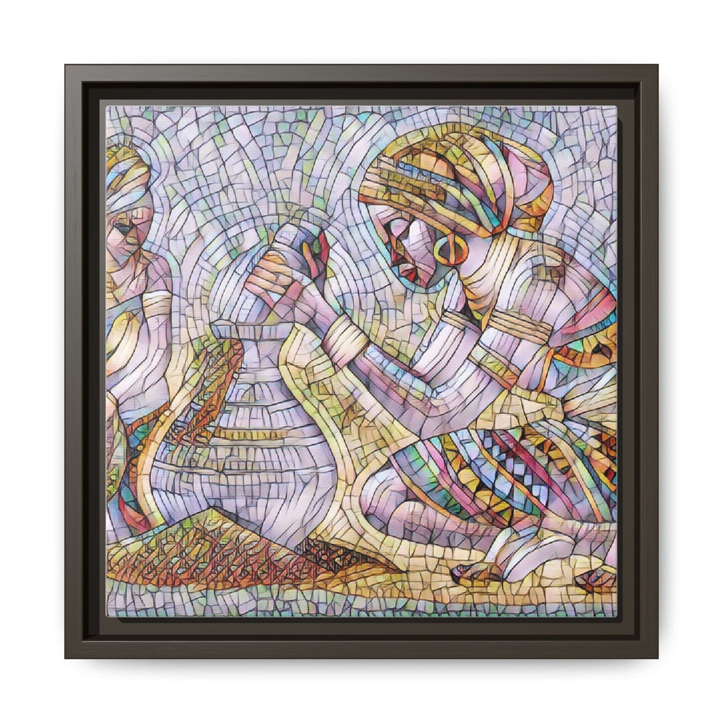 Matte Canvas, Framed (Multi-color)