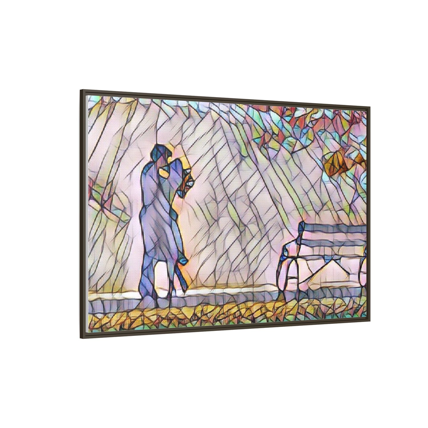 Matte Canvas, Framed (Multi-color)