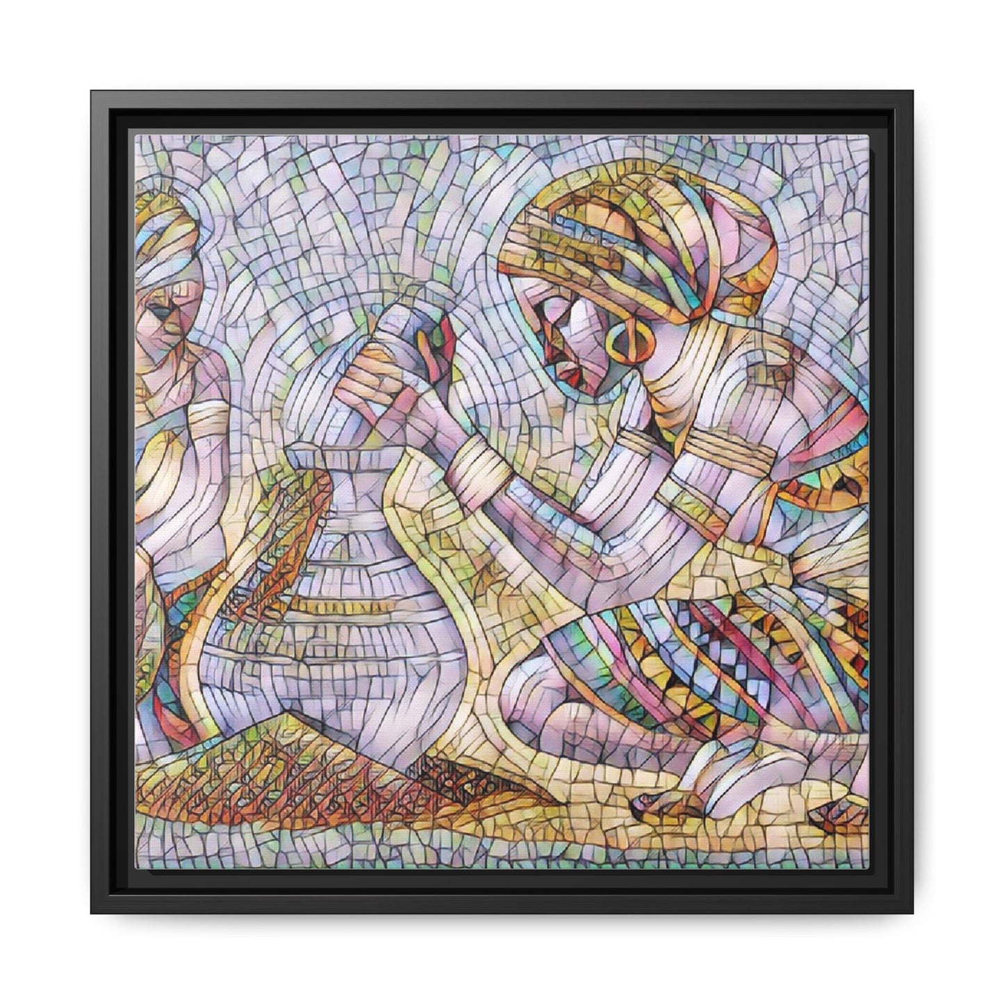 Matte Canvas, Framed (Multi-color)