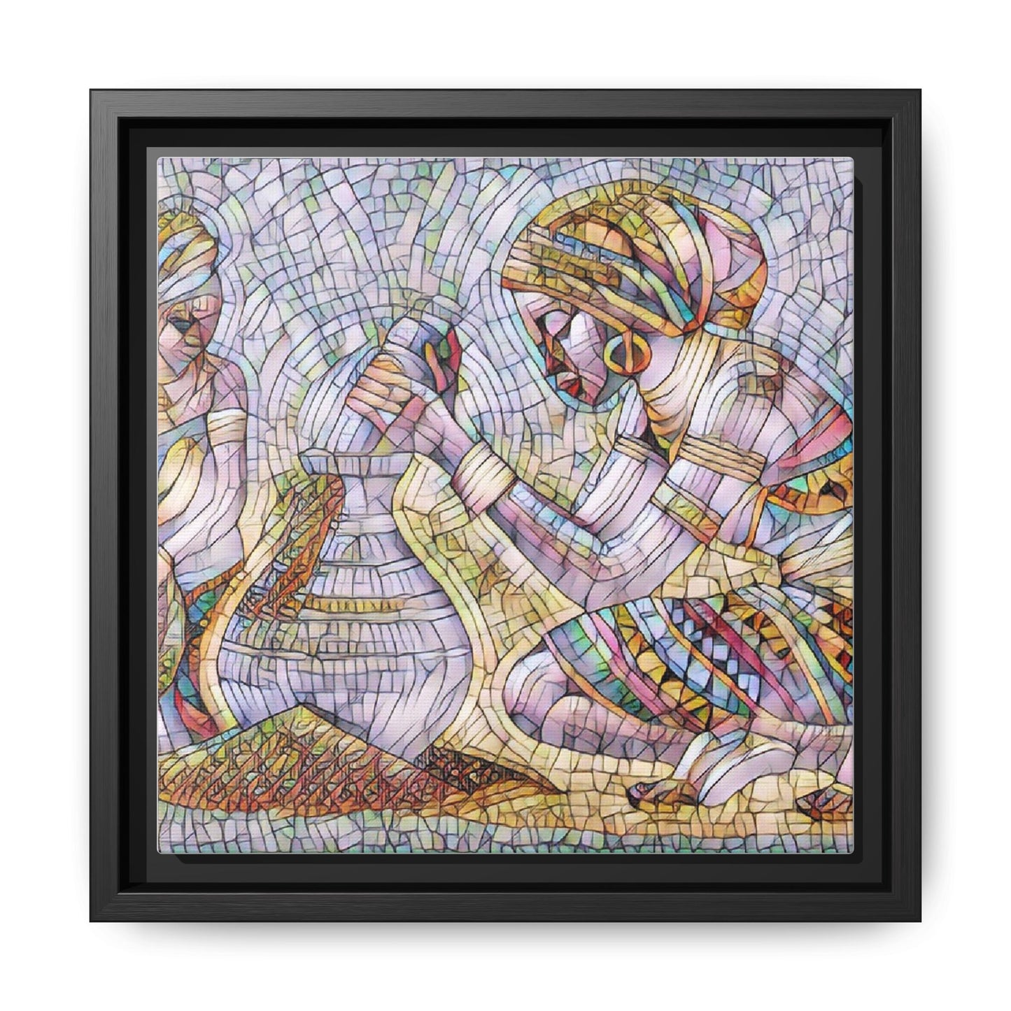 Matte Canvas, Framed (Multi-color)