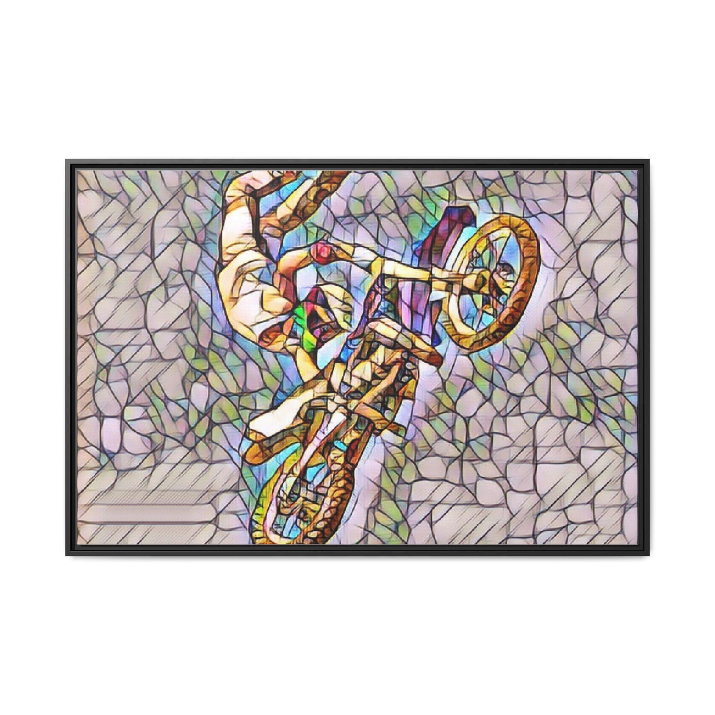 Matte Canvas, Framed (Multi-color)